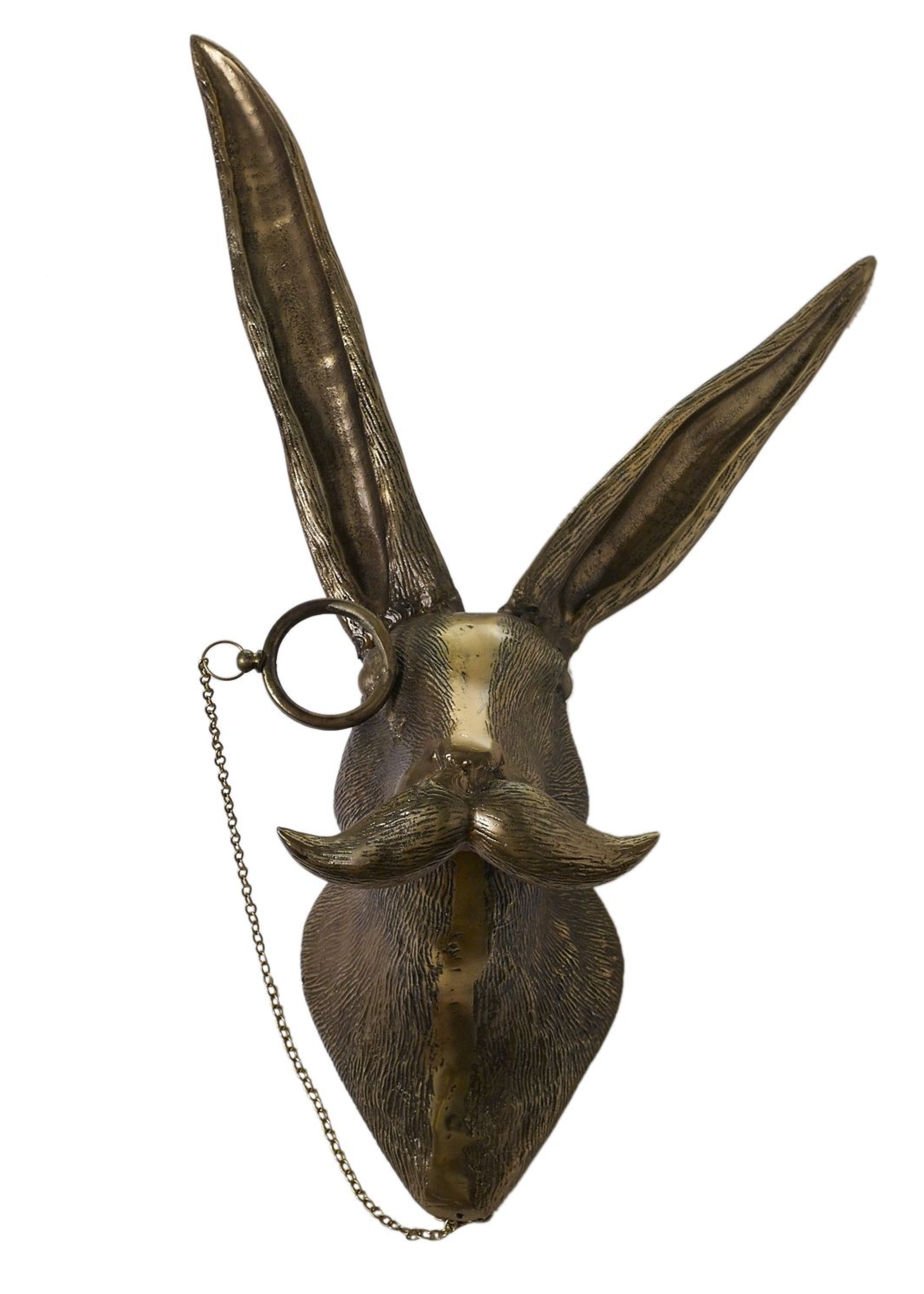 E+E Rabbit w/glasses moustache "Eric" wall mount