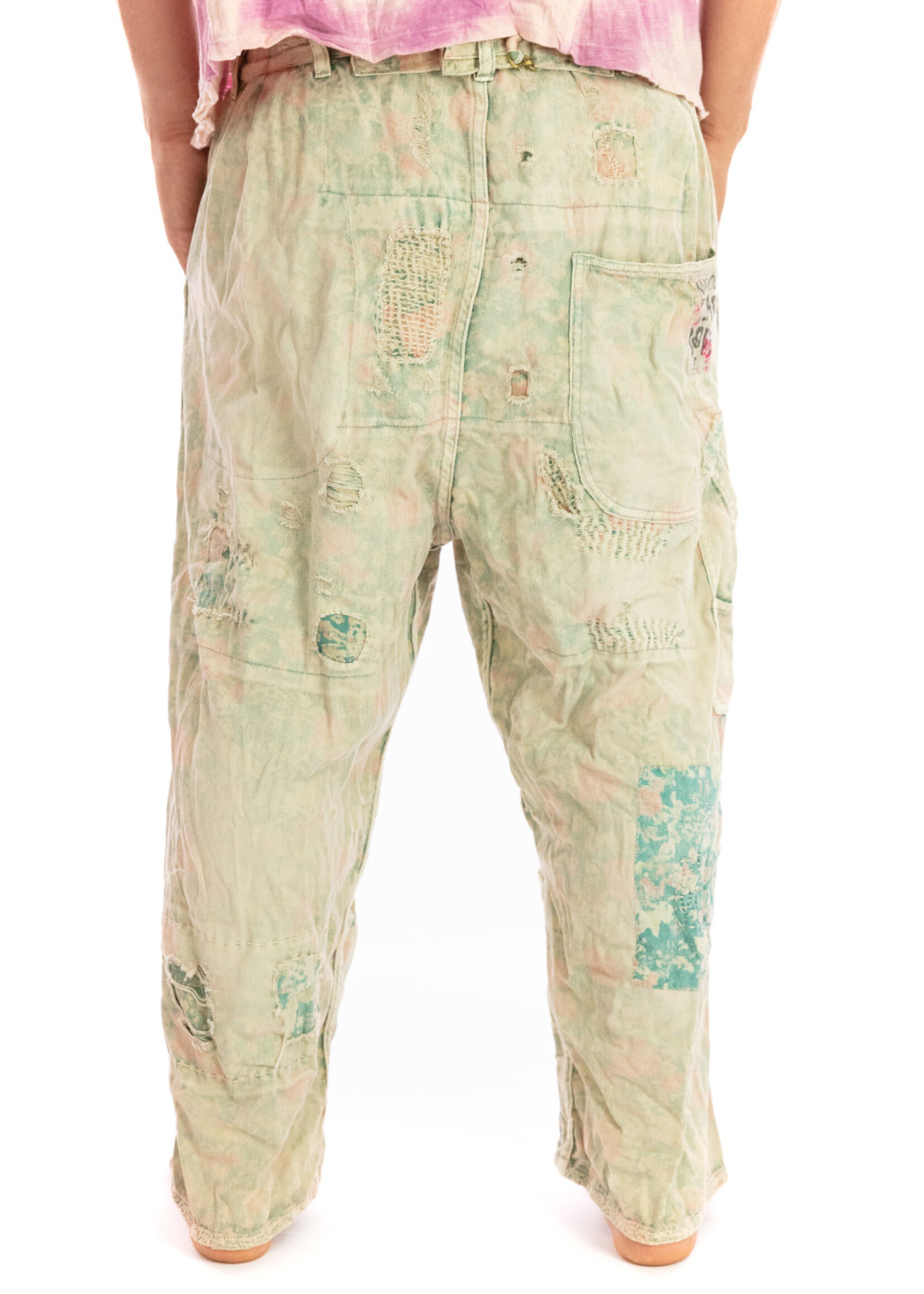 Magnolia Pearl Audie Overalls Trousers Pants 346 Sea Flower