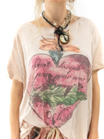 Magnolia Pearl Magnolia Pearl Awaken Sleeping Heart Tee TOP 1352 Pinksalt
