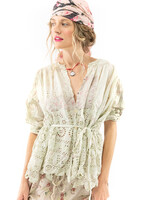 Magnolia Pearl Eyelet Flannery Smock Jacket 682 Porridge