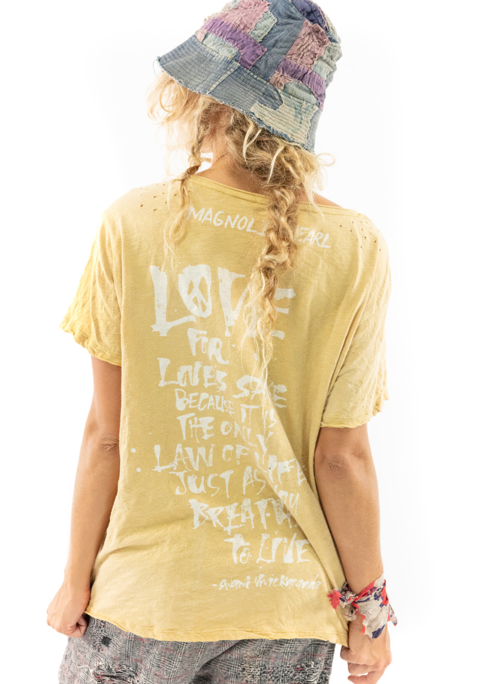 Magnolia Pearl For Loves Sake BF Tee Top 1345 Marigold
