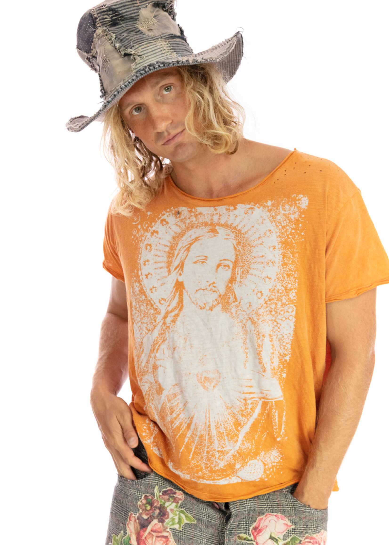 Magnolia Pearl Many Sparrows BF Tee Top 1340 Marmalade