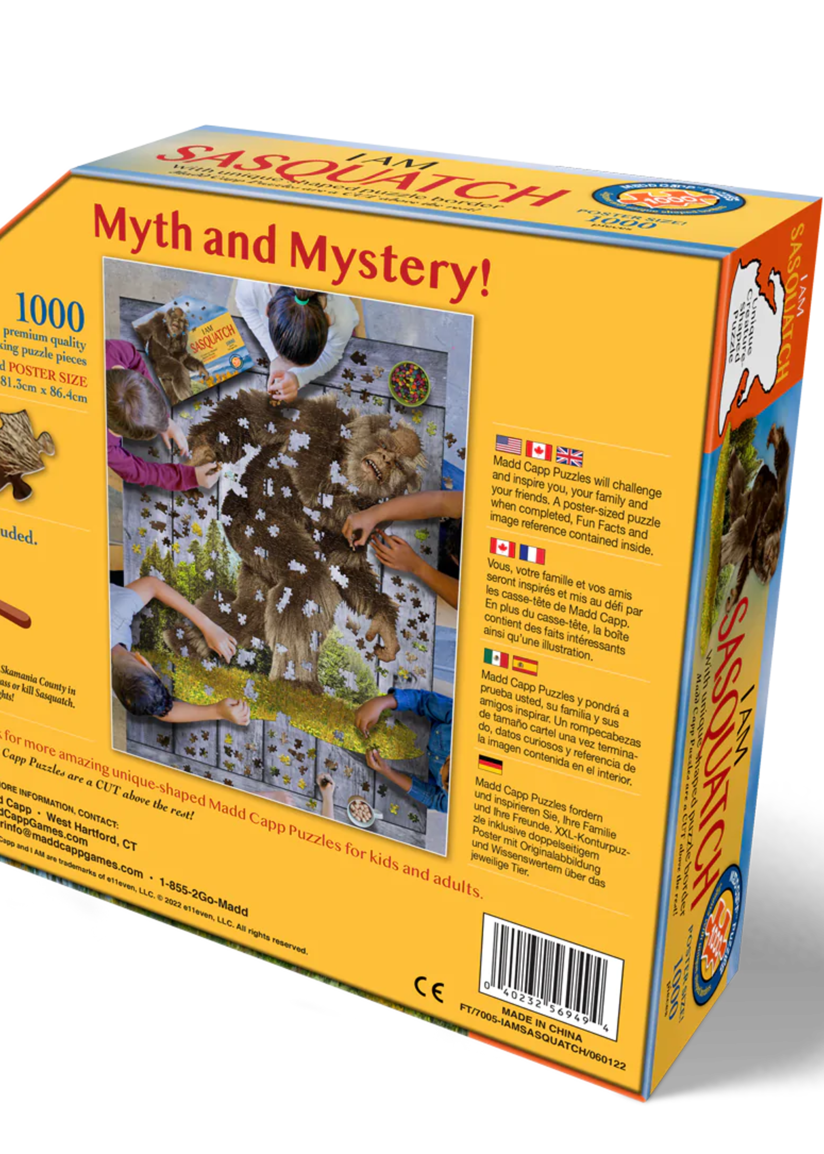 Sasquatch Shaped Puzzle 1000pc