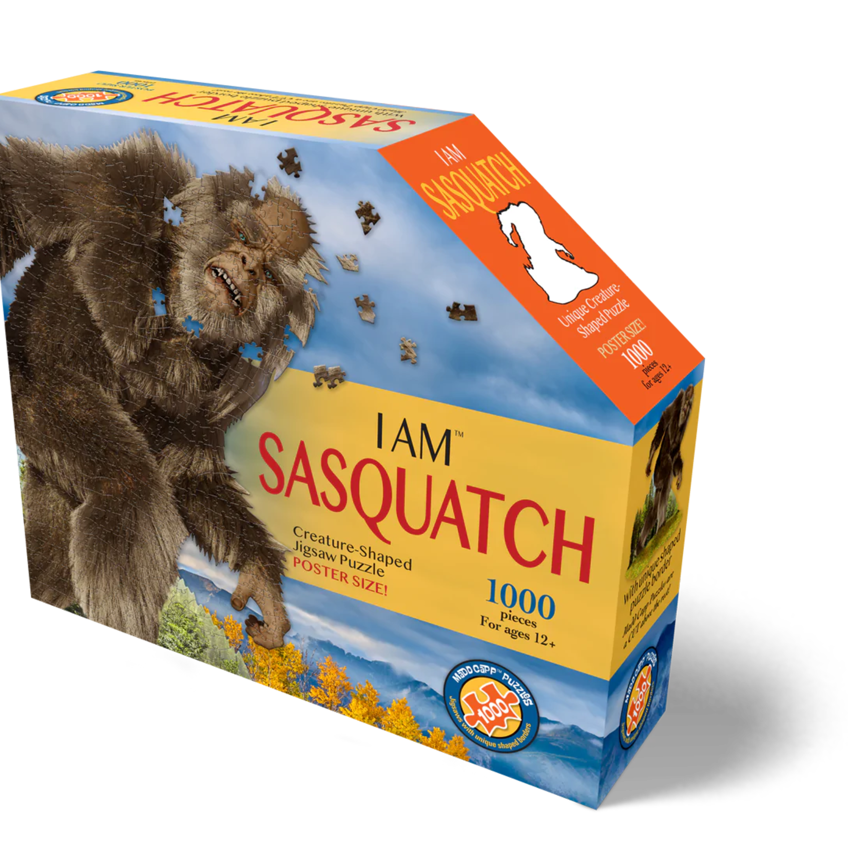 Sasquatch Shaped Puzzle 1000pc