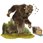 Bigfoot Sasquatch Shaped Puzzle 1000pc