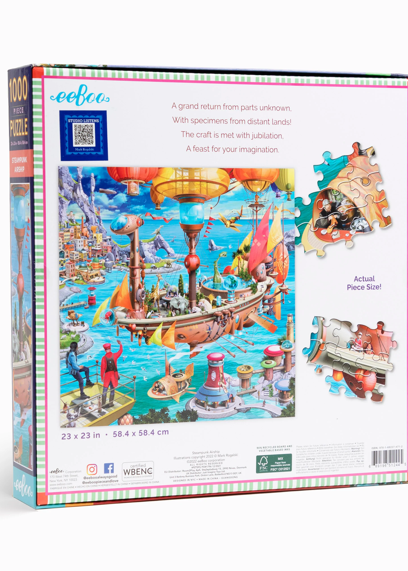 Steampunk Airship 100pc puzzle