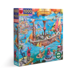 eeBoo Steampunk Airship 1000 piece puzzle