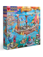 eeBoo Steampunk Airship 1000 piece puzzle