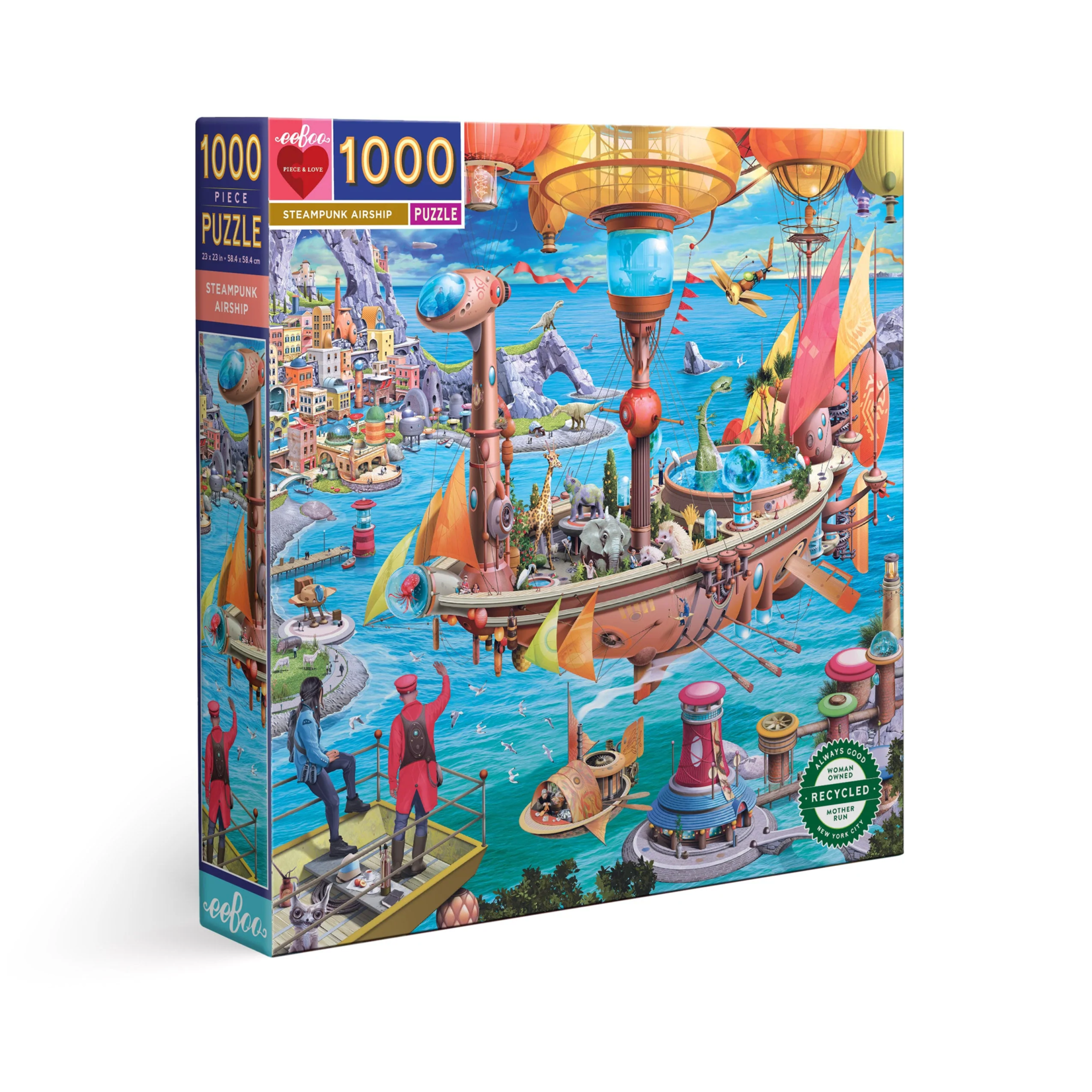 Steampunk Airship 100pc puzzle