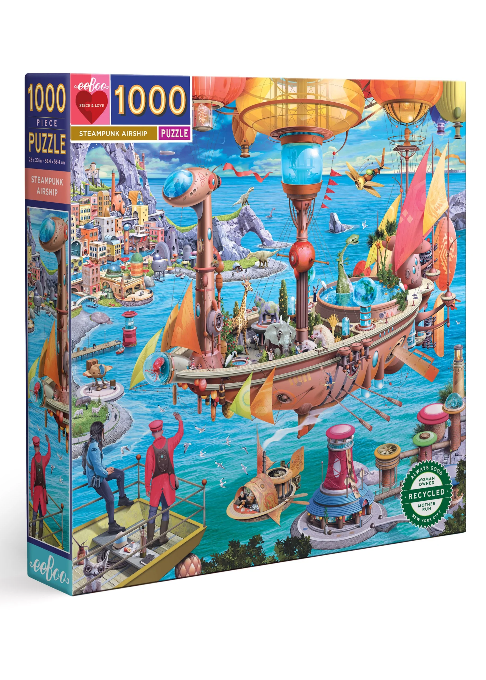 Steampunk Airship 100pc puzzle
