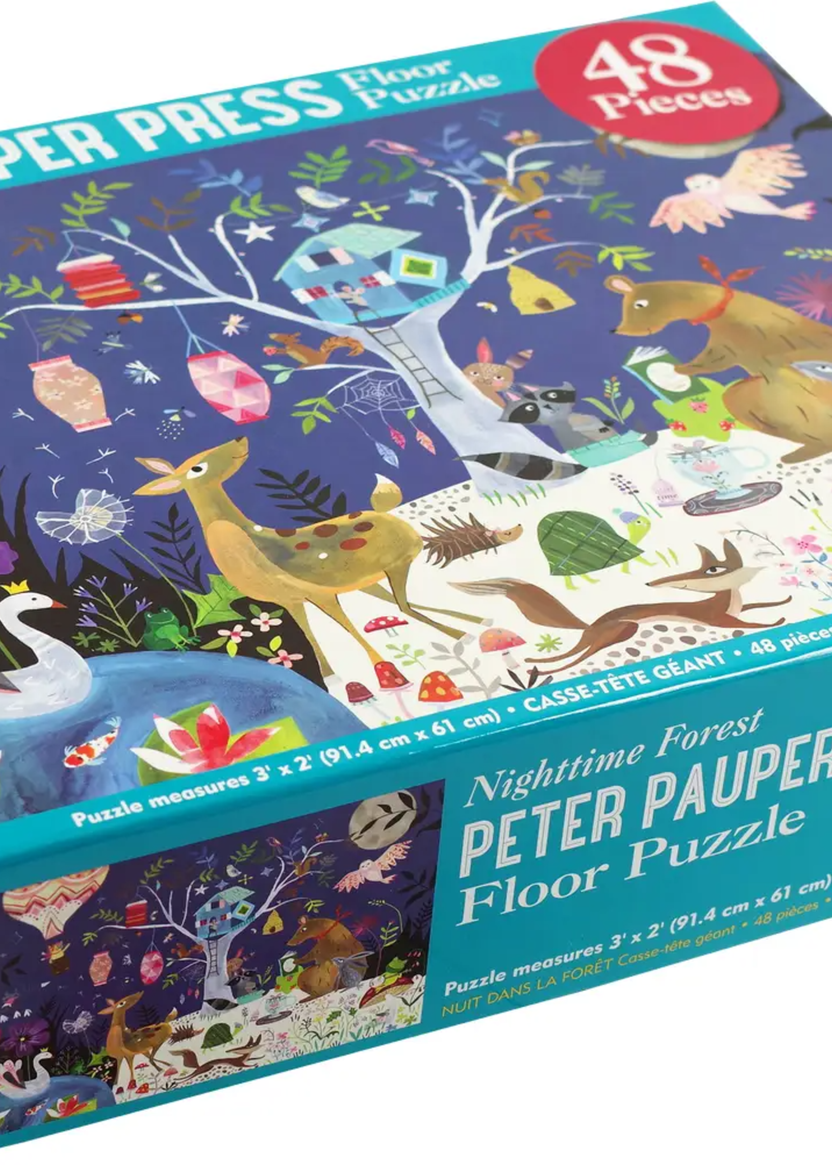 Nightime Forest Floor Puzzle 48pc