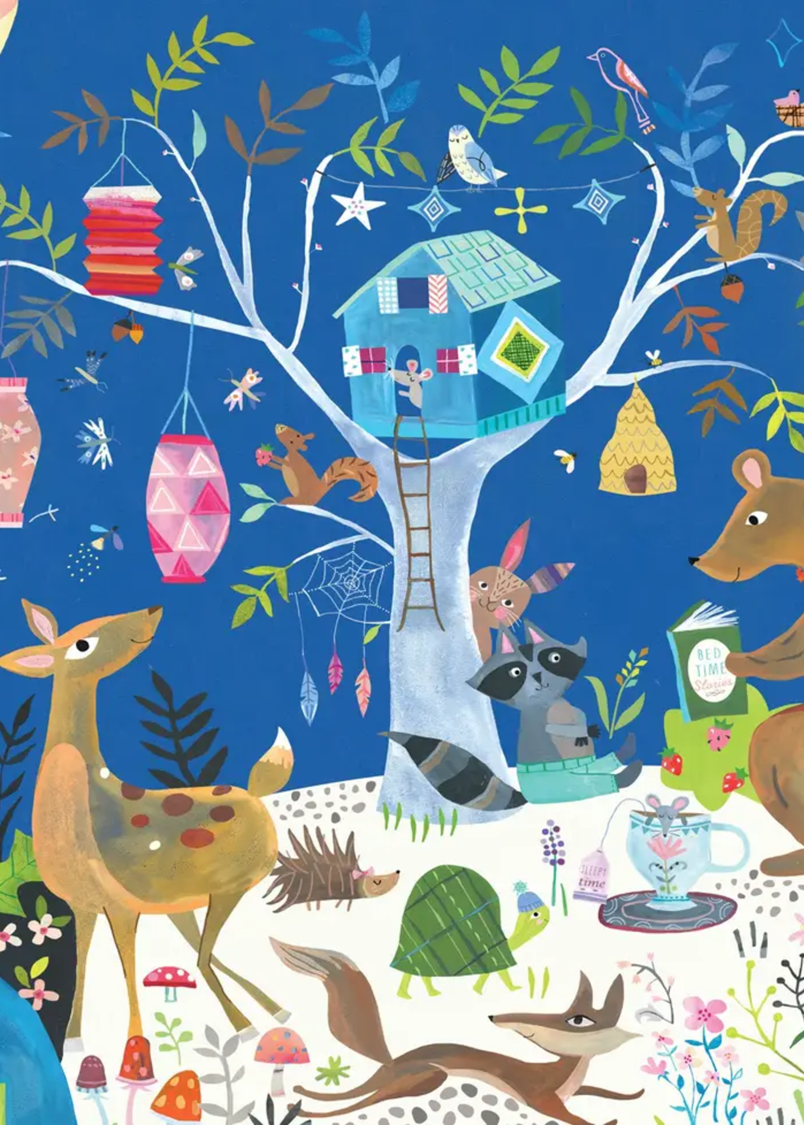 Nightime Forest Floor Puzzle 48pc