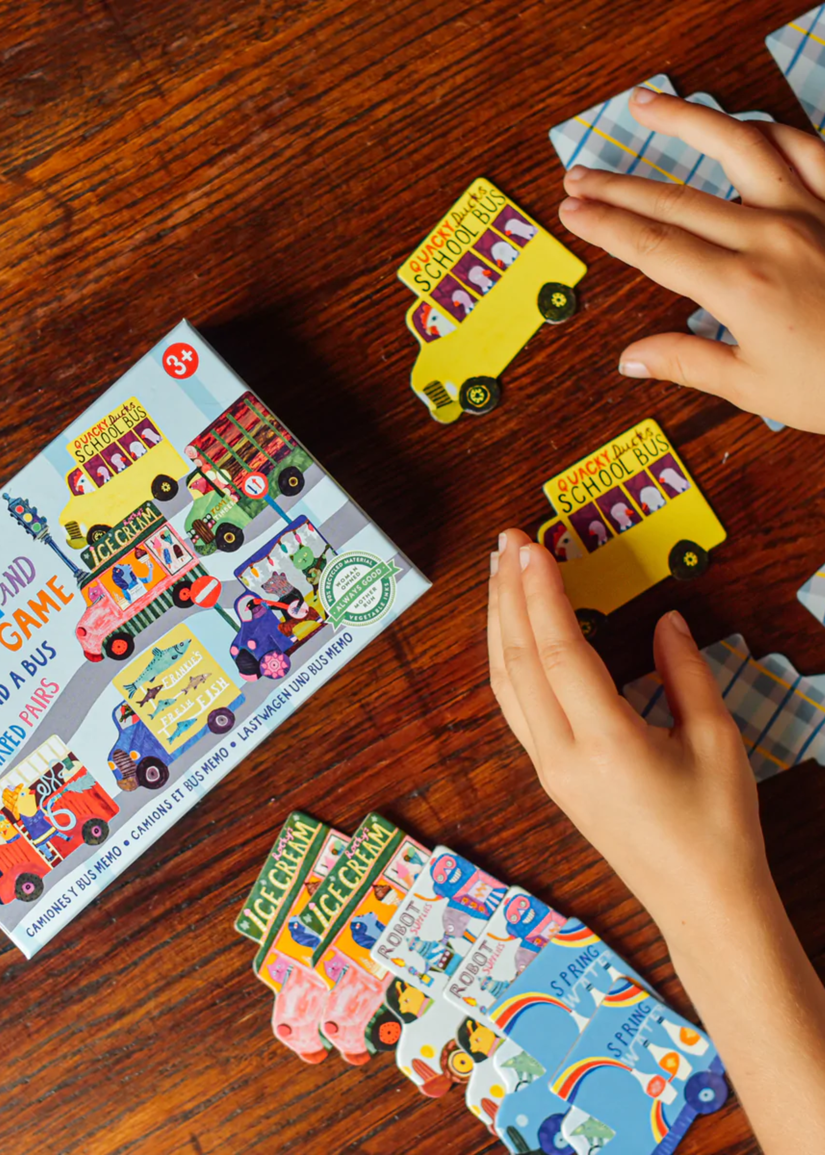 eeBoo Trucks & Bus Matching Game