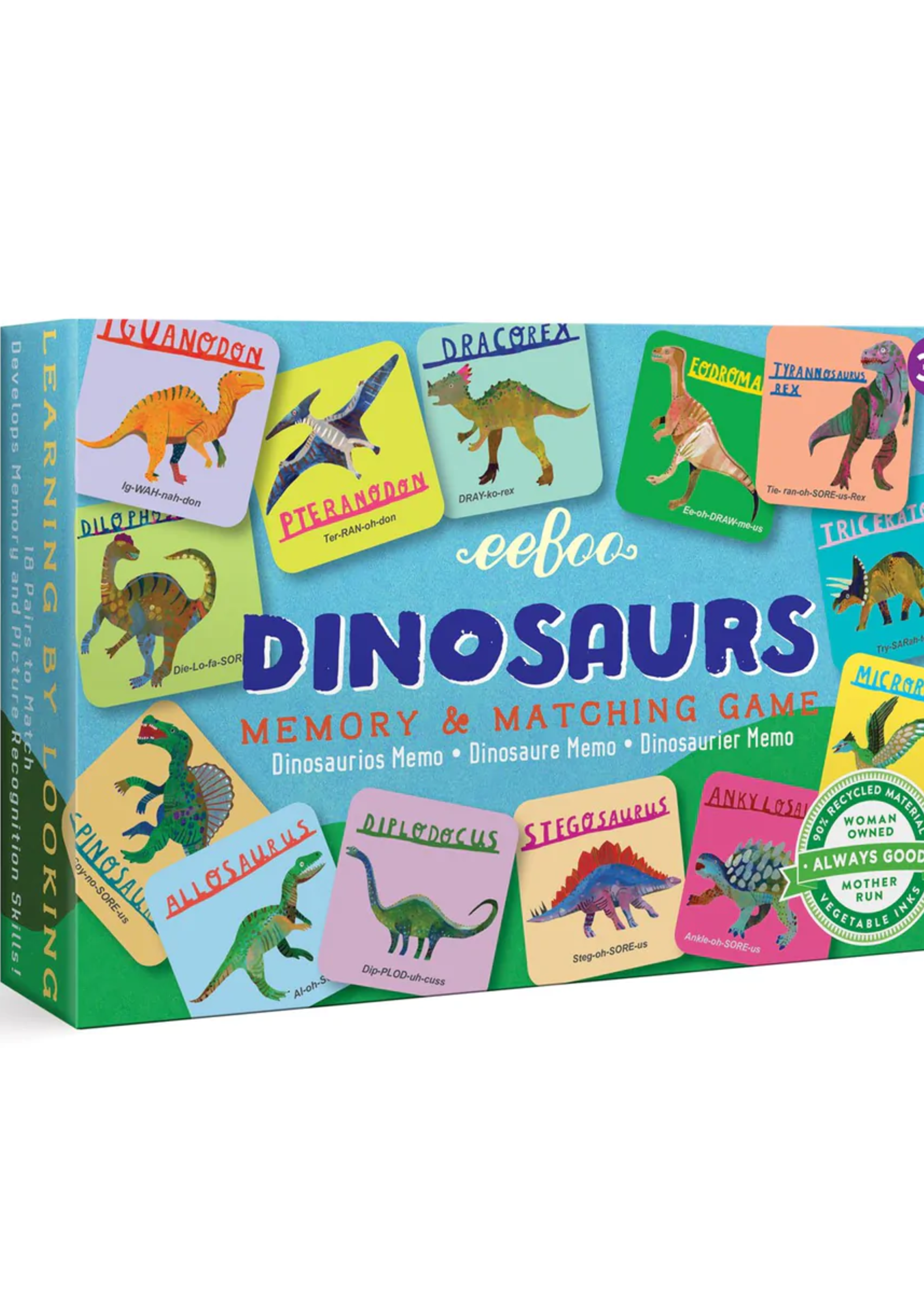 eeBoo Dinosaur Matching Game