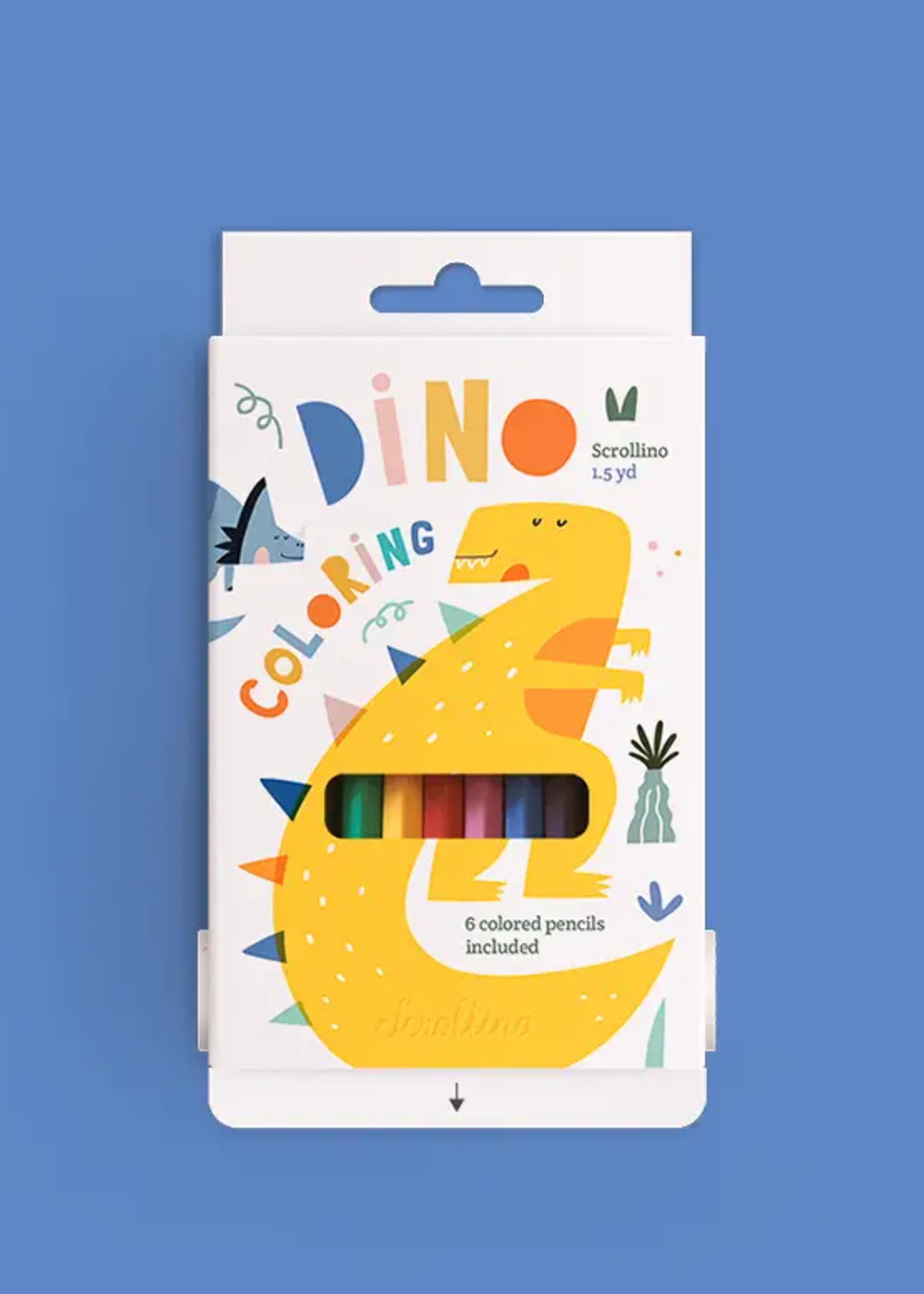Scrollino Scrollino Dino Coloring