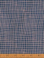 Windham Fabrics Carrie Bloomston Happy Windowpane Marine
