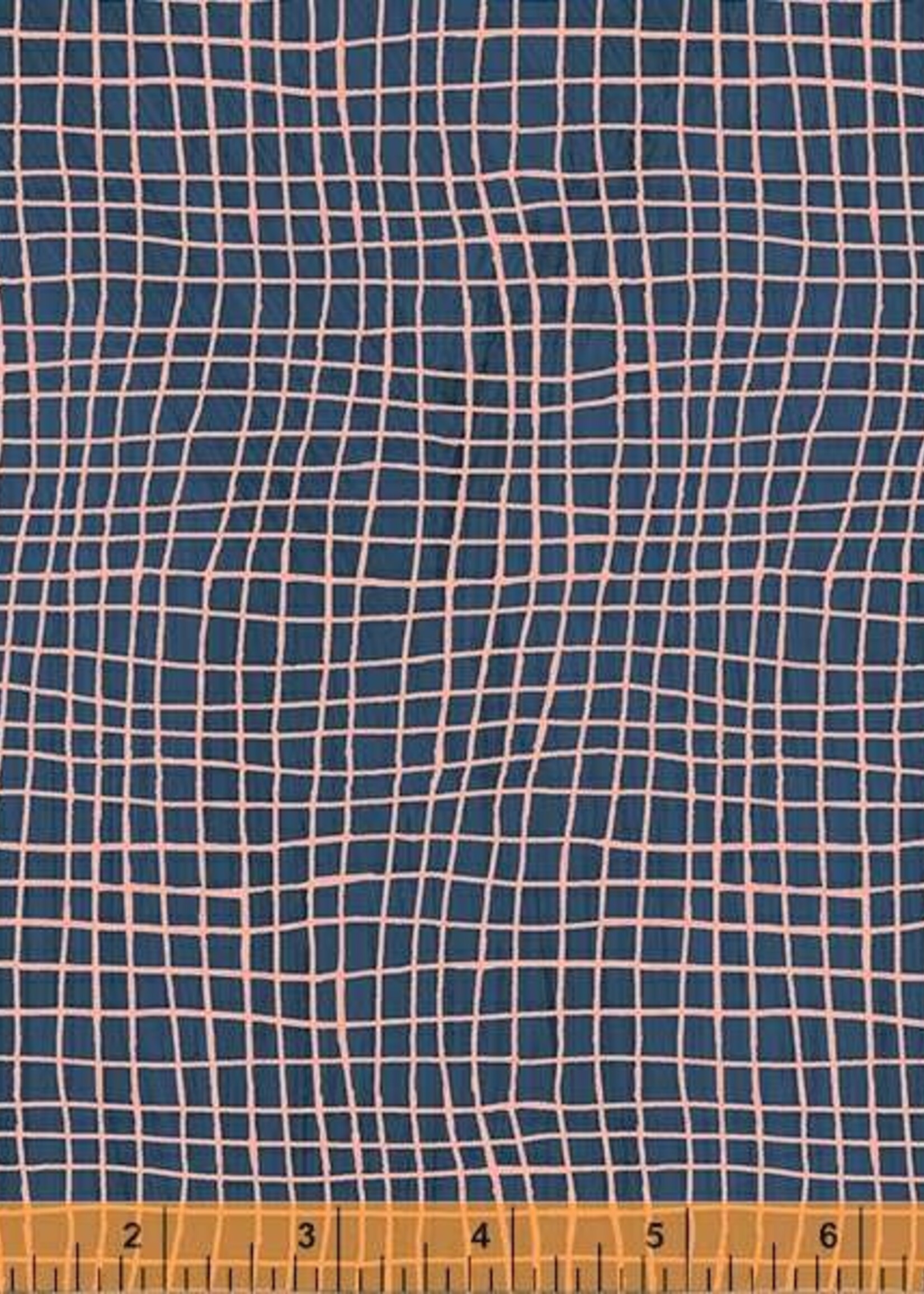 Windham Fabrics Carrie Bloomston Happy Windowpane Marine