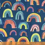Carrie Bloomston Windham Fabrics Carrie Bloomston Happy Rainbows Indigo