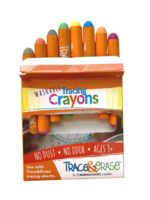 Imagination Starters Trace & Erase Crayons 8 pack