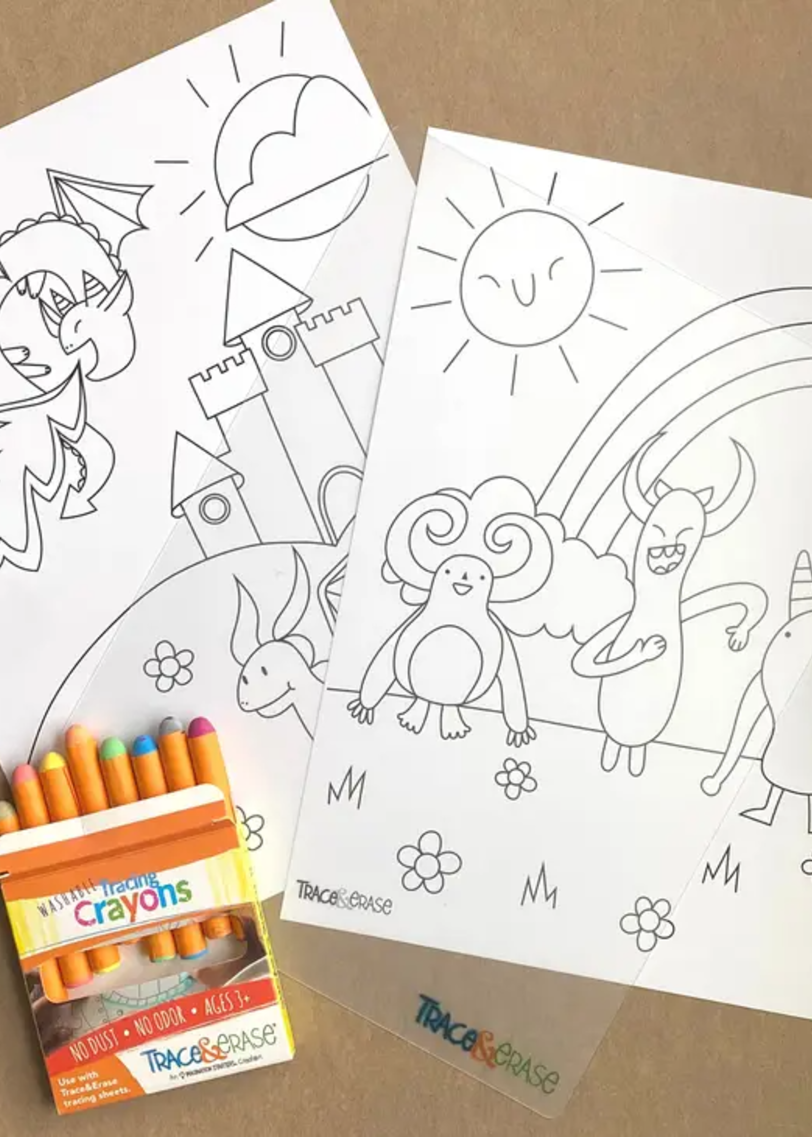 Imagination Starters Trace & Erase Fantasy Set