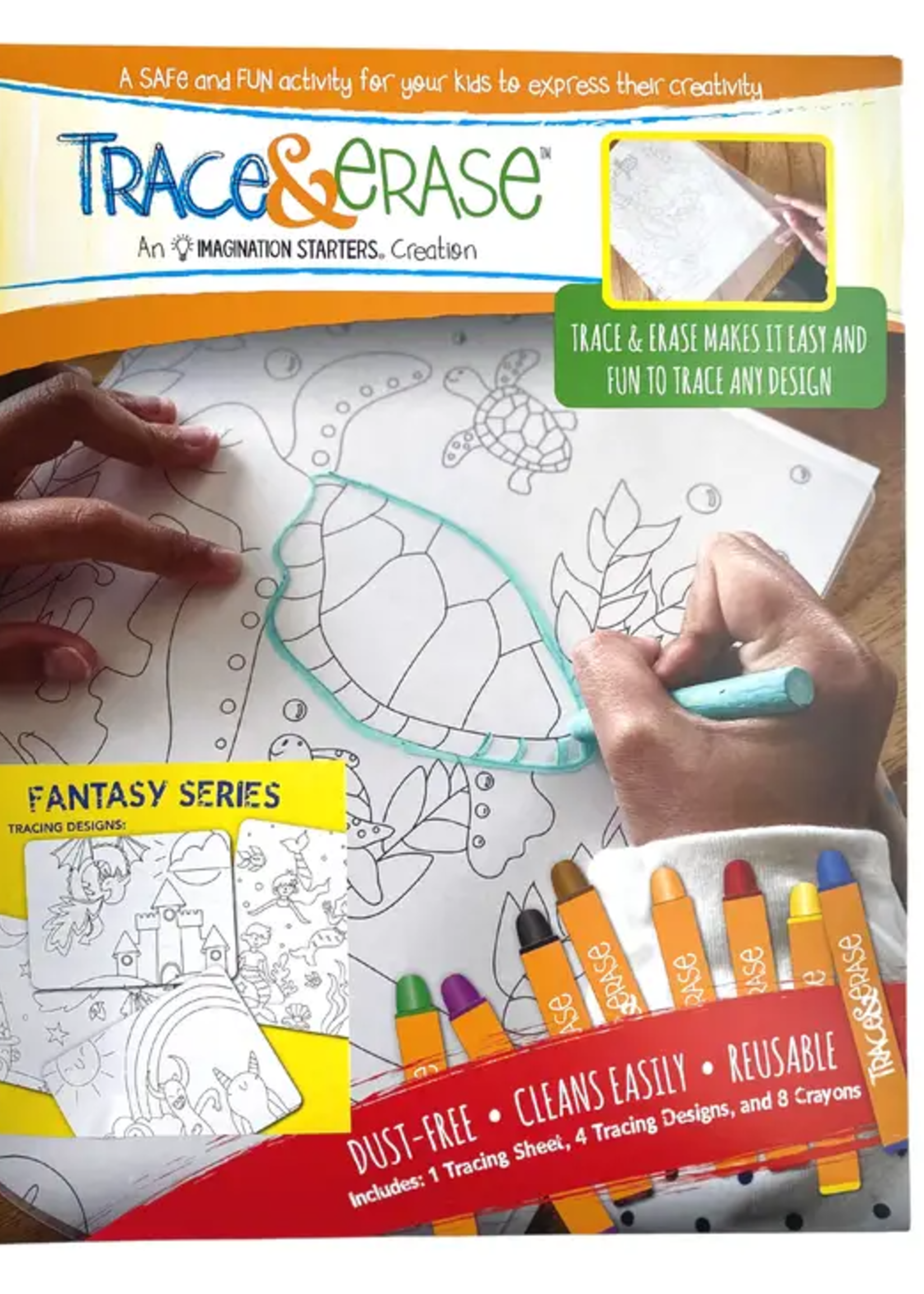 Imagination Starters Trace & Erase Fantasy Set