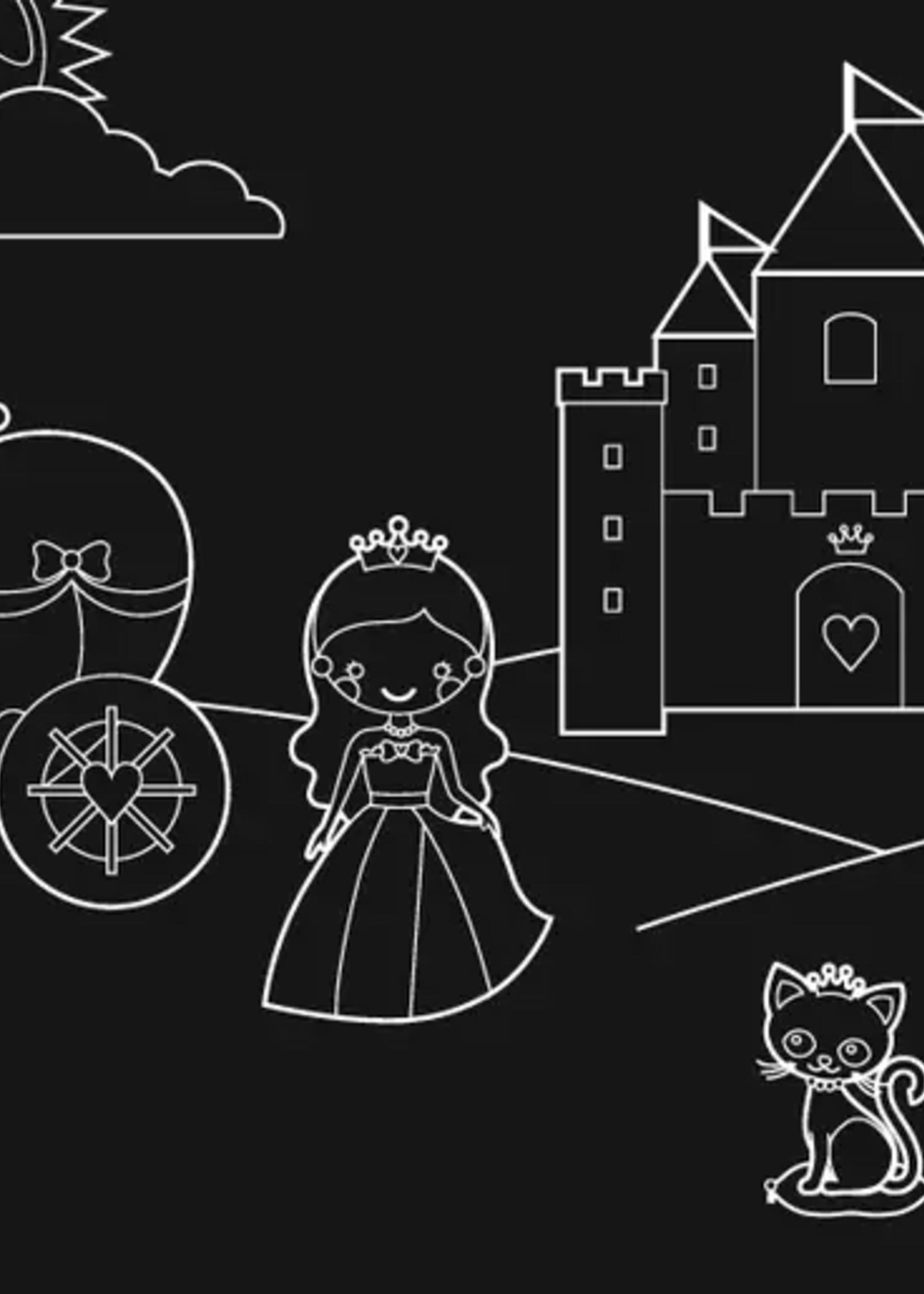 Imagination Starters Princess Chalkboard Mat