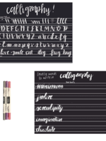Imagination Starters Calligraphy Set with 3 markers