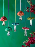 Nathalie Lete Nathalie Lete Mushroom Ornaments 3.25"