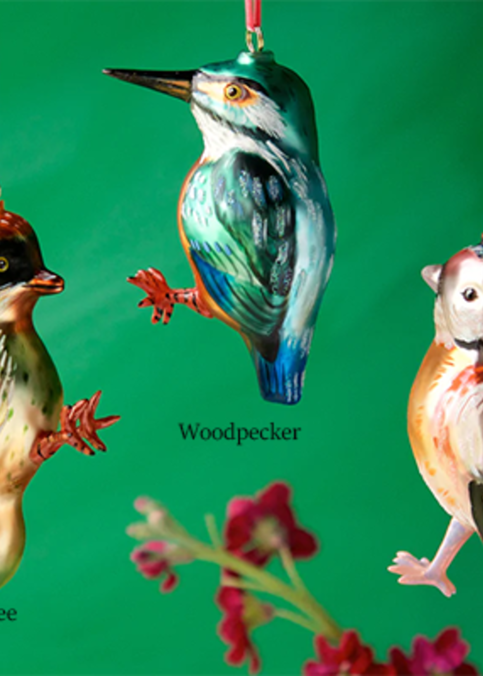 Glitterville Nathalie Lete Bird Ornaments