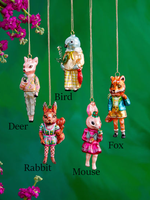 Nathalie Lete Nathalie Lete Woodland Animal Ornaments