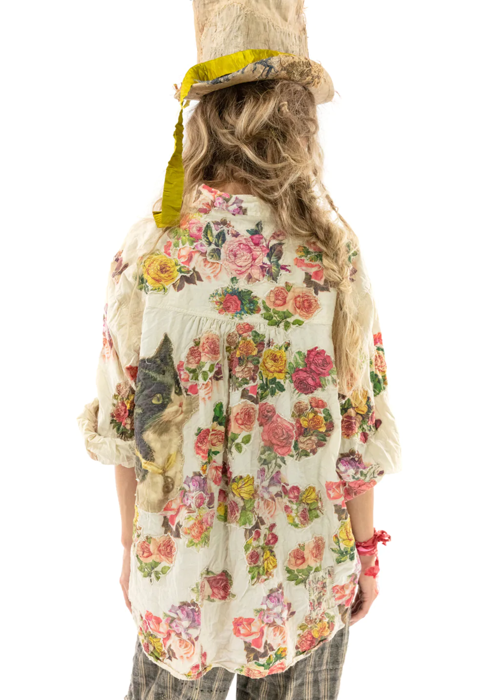 Magnolia Pearl Applique Freydis Shirt Top 1209 Moonlight