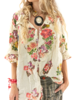 Magnolia Pearl Applique Freydis Shirt Top 1209 Moonlight