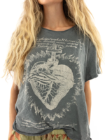 Magnolia Pearl Faithful Heart Tee Top 947 Ozzy One Size