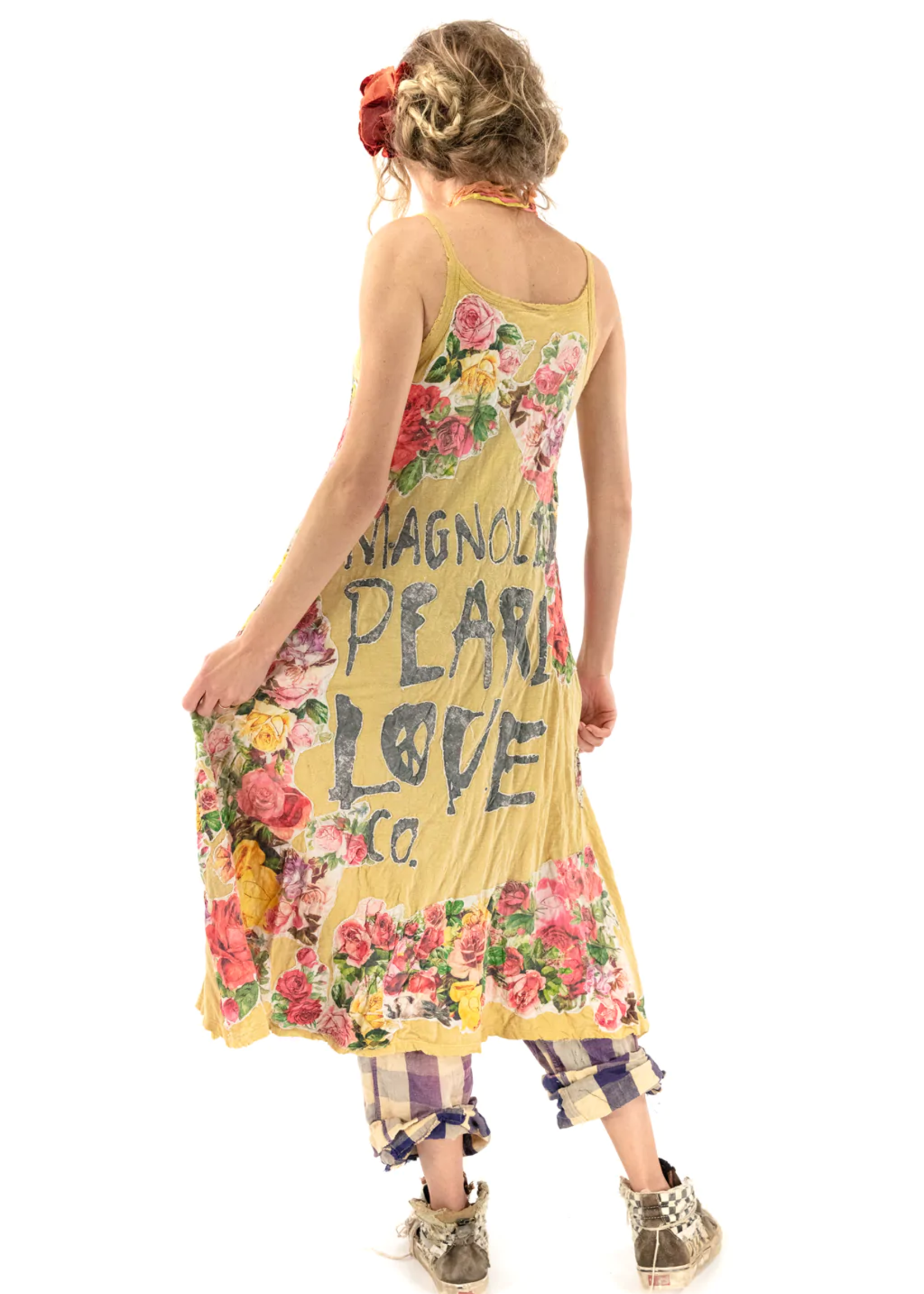 Magnolia Pearl Kitty Garden Layla Tank Dress 877 Marigold