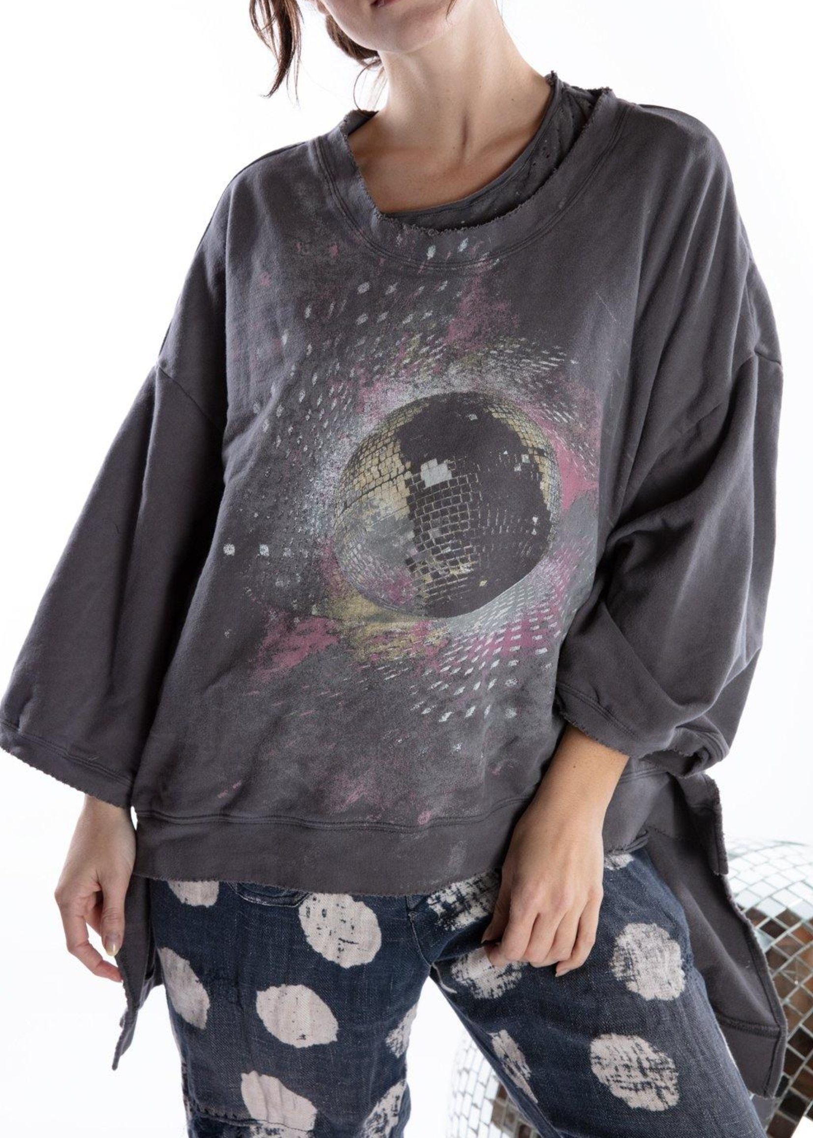 Magnolia Pearl Knit Hi Lo Disco Ora Francis Top 942