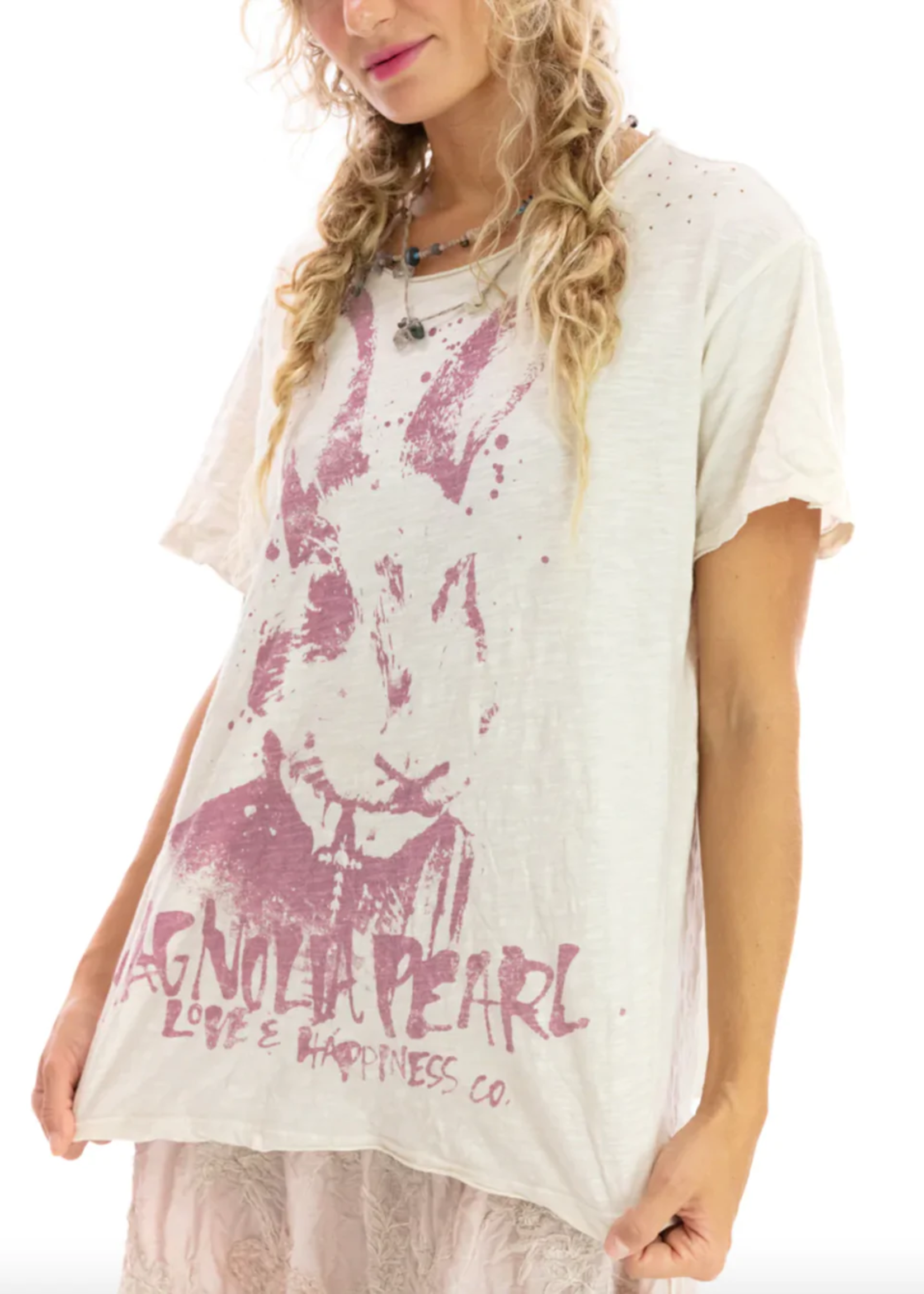 Magnolia Pearl Rabbit Tee Top 1351 Moonlight/Beet