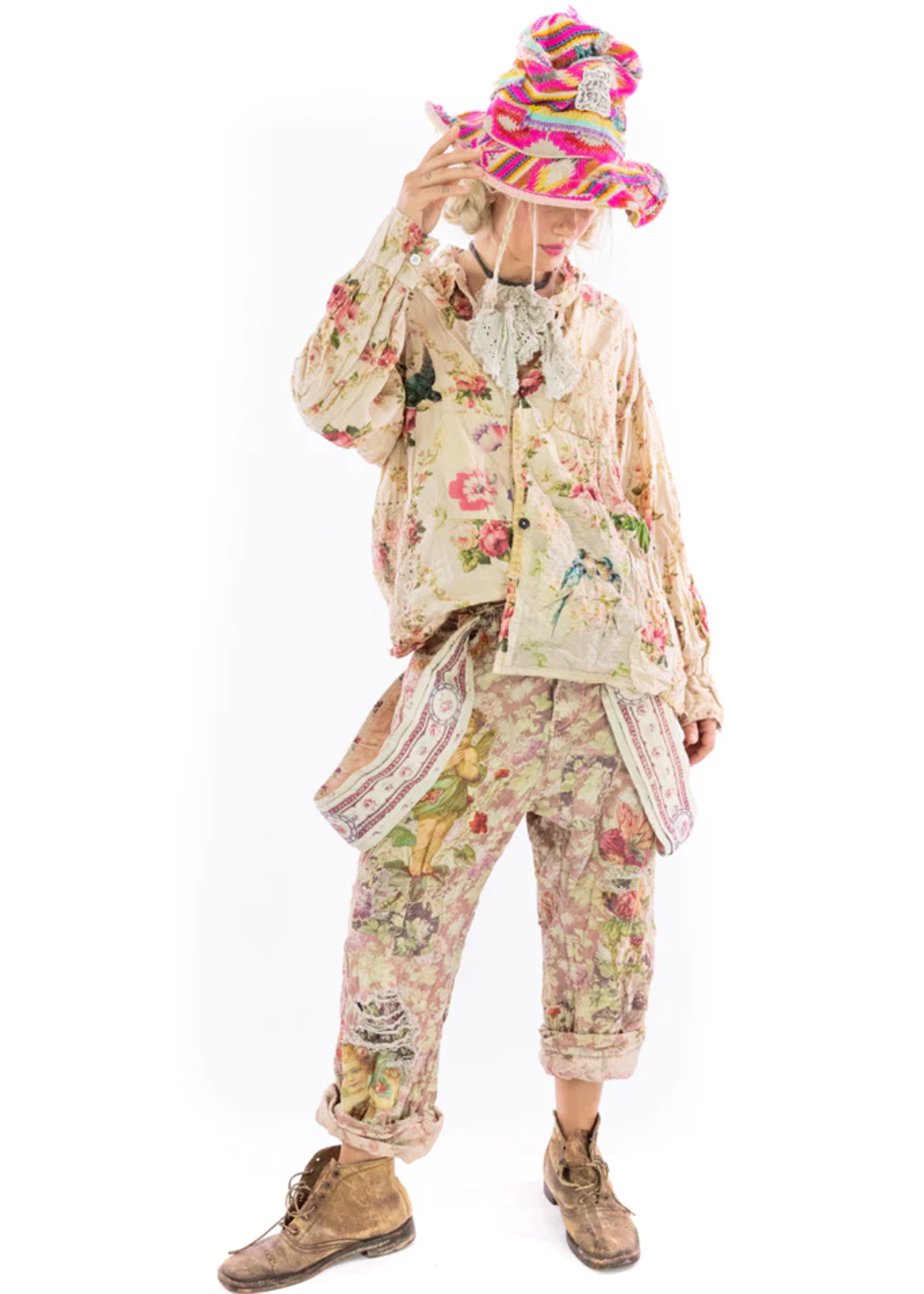 Magnolia Pearl Floral Laily Western Shirt TOP 1344