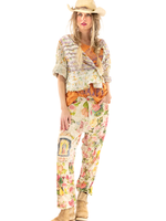 Magnolia Pearl Patchwork Miner Trousers Lady Madonna Pants 411
