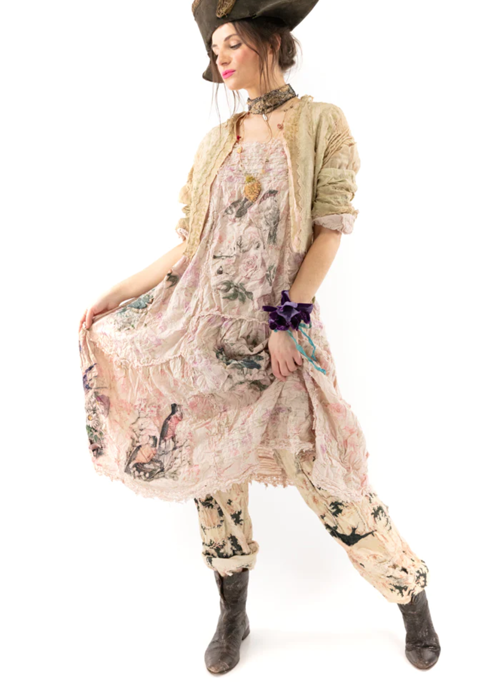 Magnolia Pearl Floral Helenia Dress Cupid Rose Dress 874 One Size