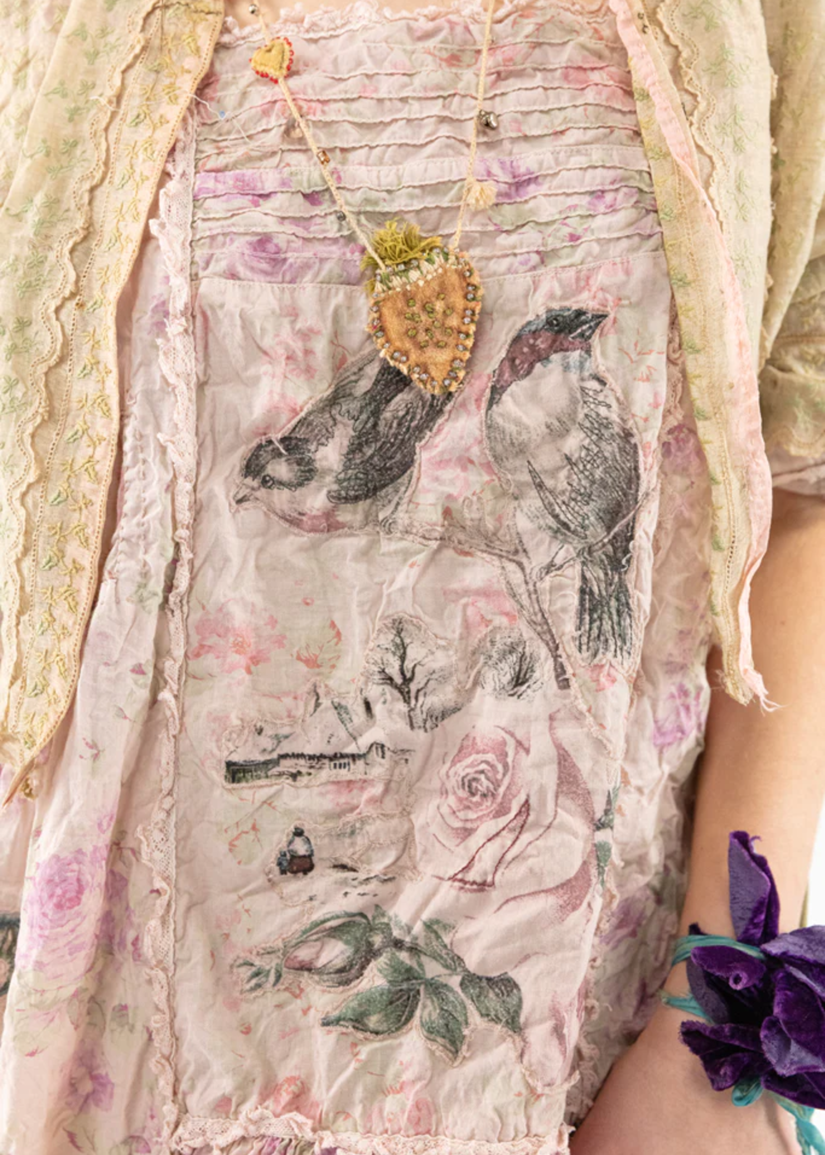 Magnolia Pearl Floral Helenia Dress Cupid Rose Dress 874 One Size