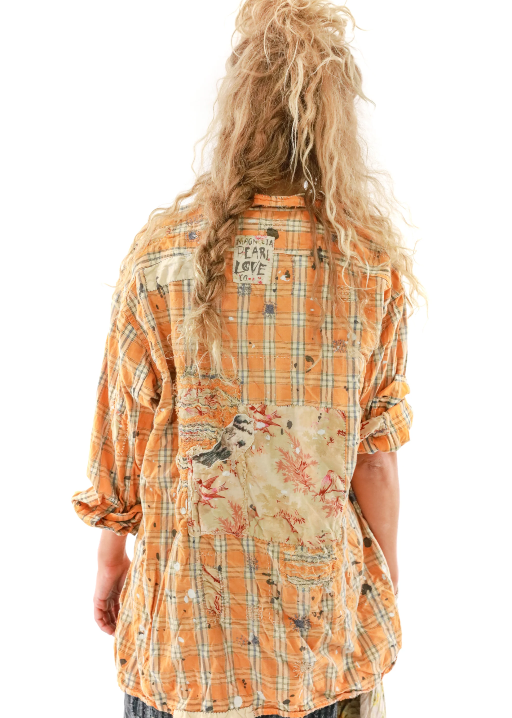 Magnolia Pearl Plaid Adison Workshirt Ukelele Top 1304