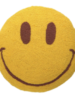 Periwinkle Smiley Face Pillow