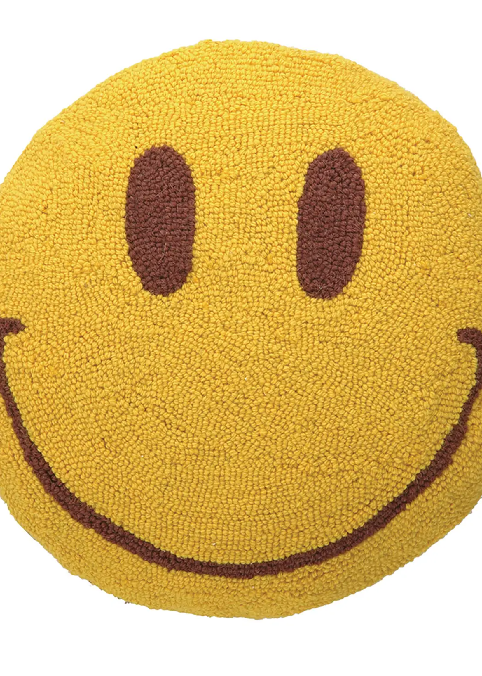 Periwinkle Smiley Face Pillow