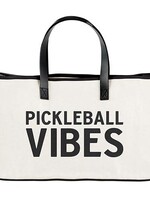 Santa Barbara Pickleball Vibes Canvas Tote Bag
