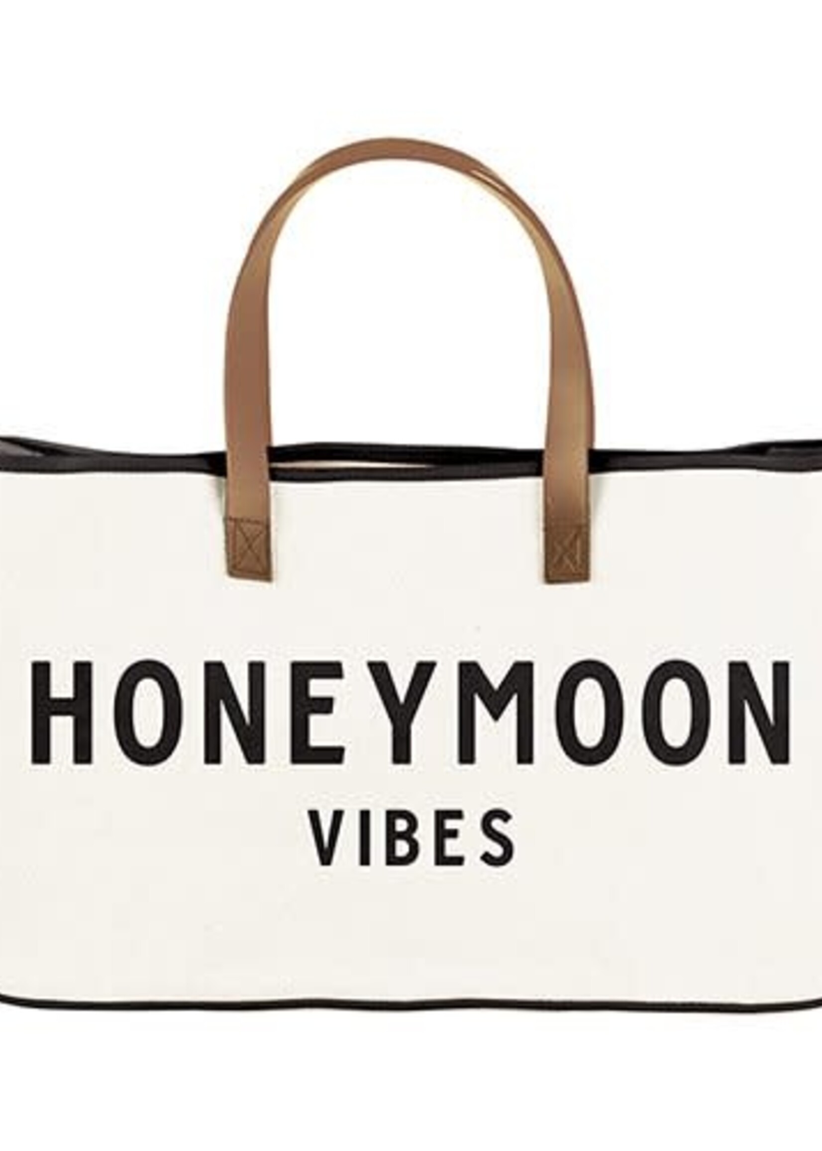 Honeymoon Vibes Canvas Tote Bag