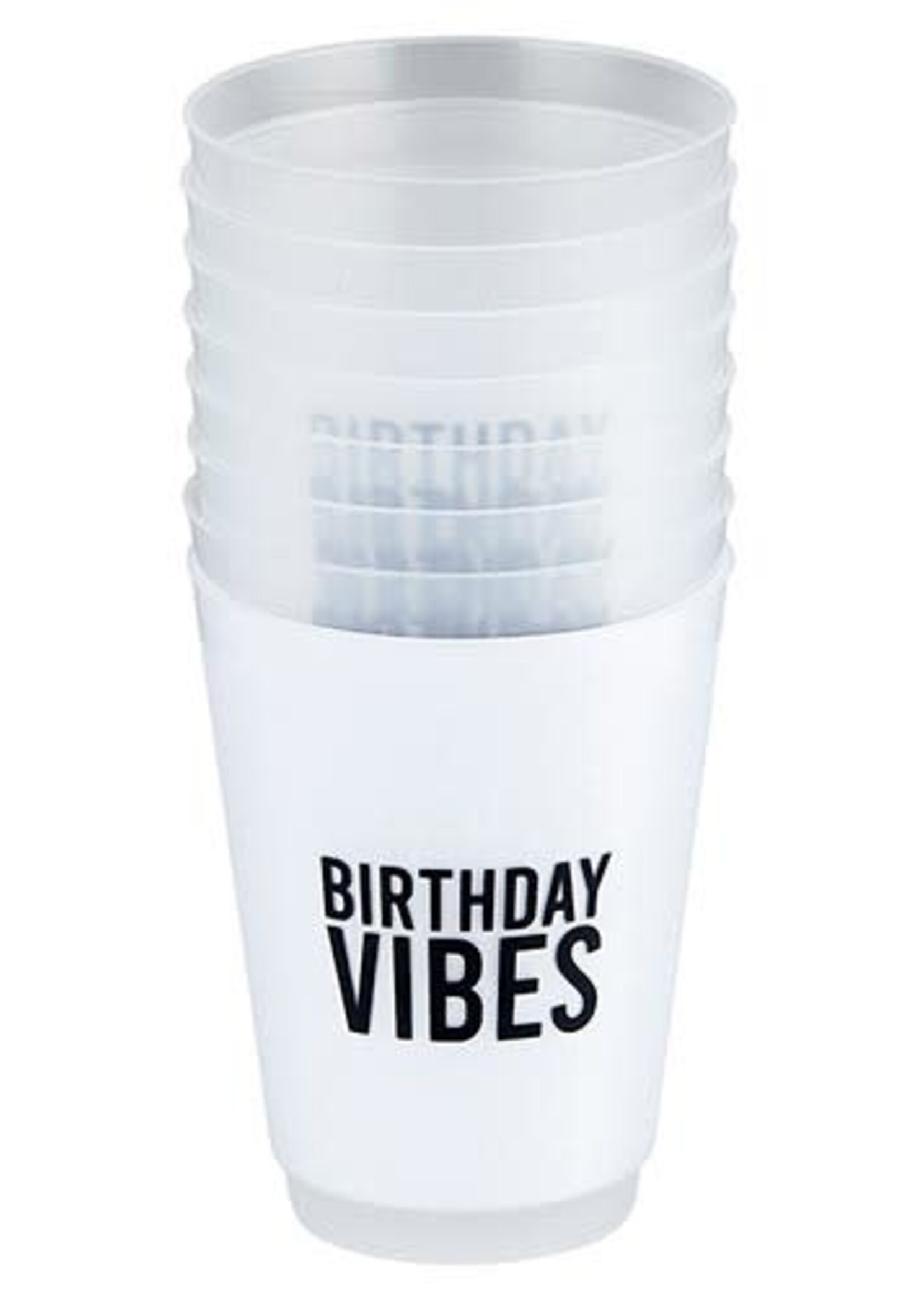 Birthday Vibes Frosted Cups 8pk