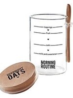 Overnight Oats Jar & Spoon