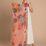 Powder UK Powder UK Linen Scarf Summer Woodland in Petal