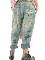Magnolia Pearl Crossroads Denims Pants 448 Washed Indigo