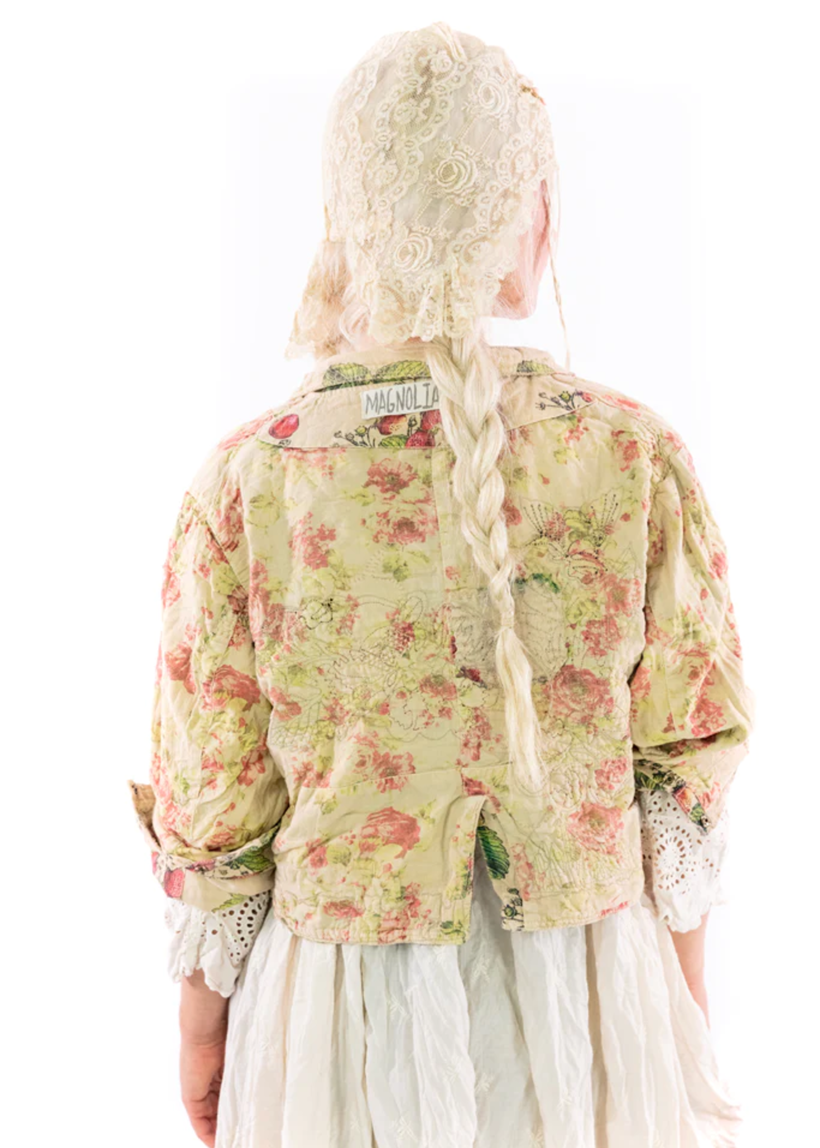 Magnolia Pearl Printed Cropped Kelley Coat Jacket 657 Bloomberry